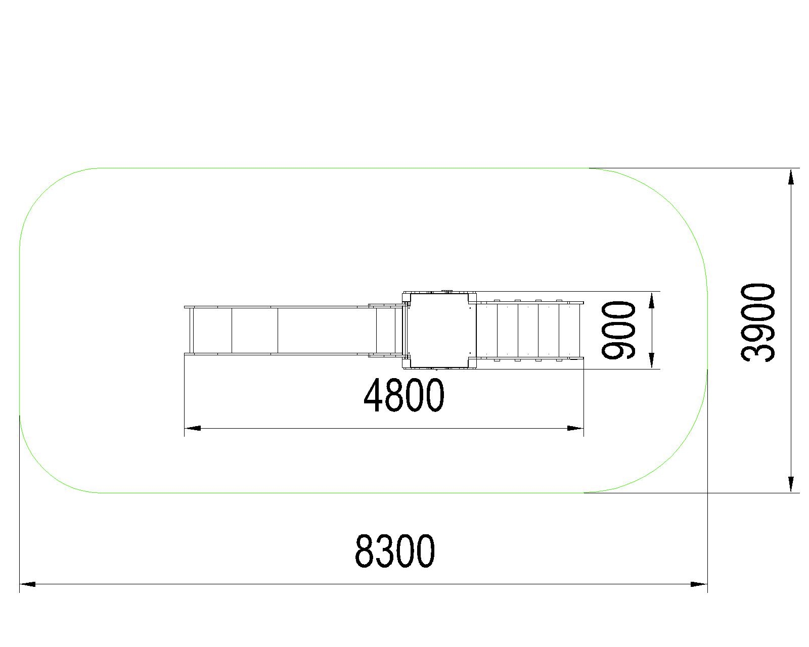 Горка "Гусь" H=1500 мм. МФ-1.81