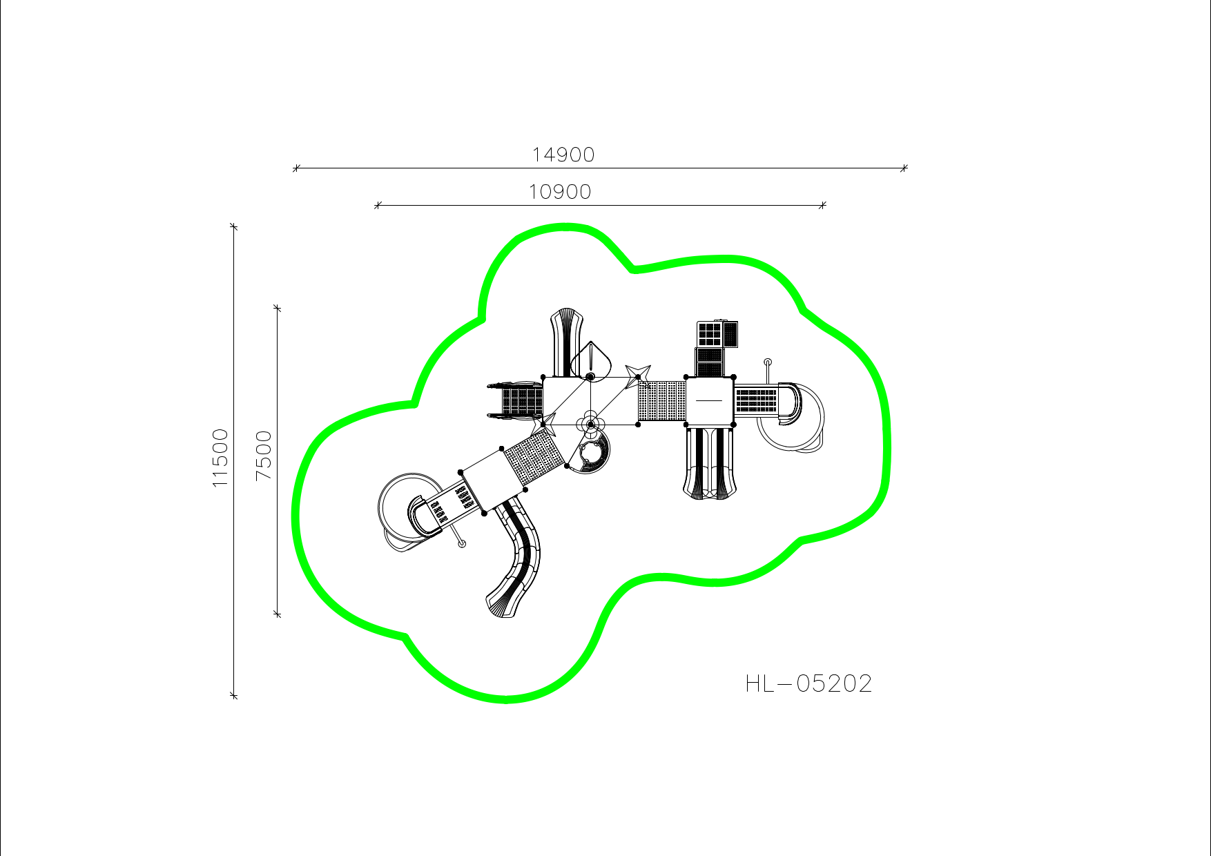 Игровой комплекс HL-05202 — план