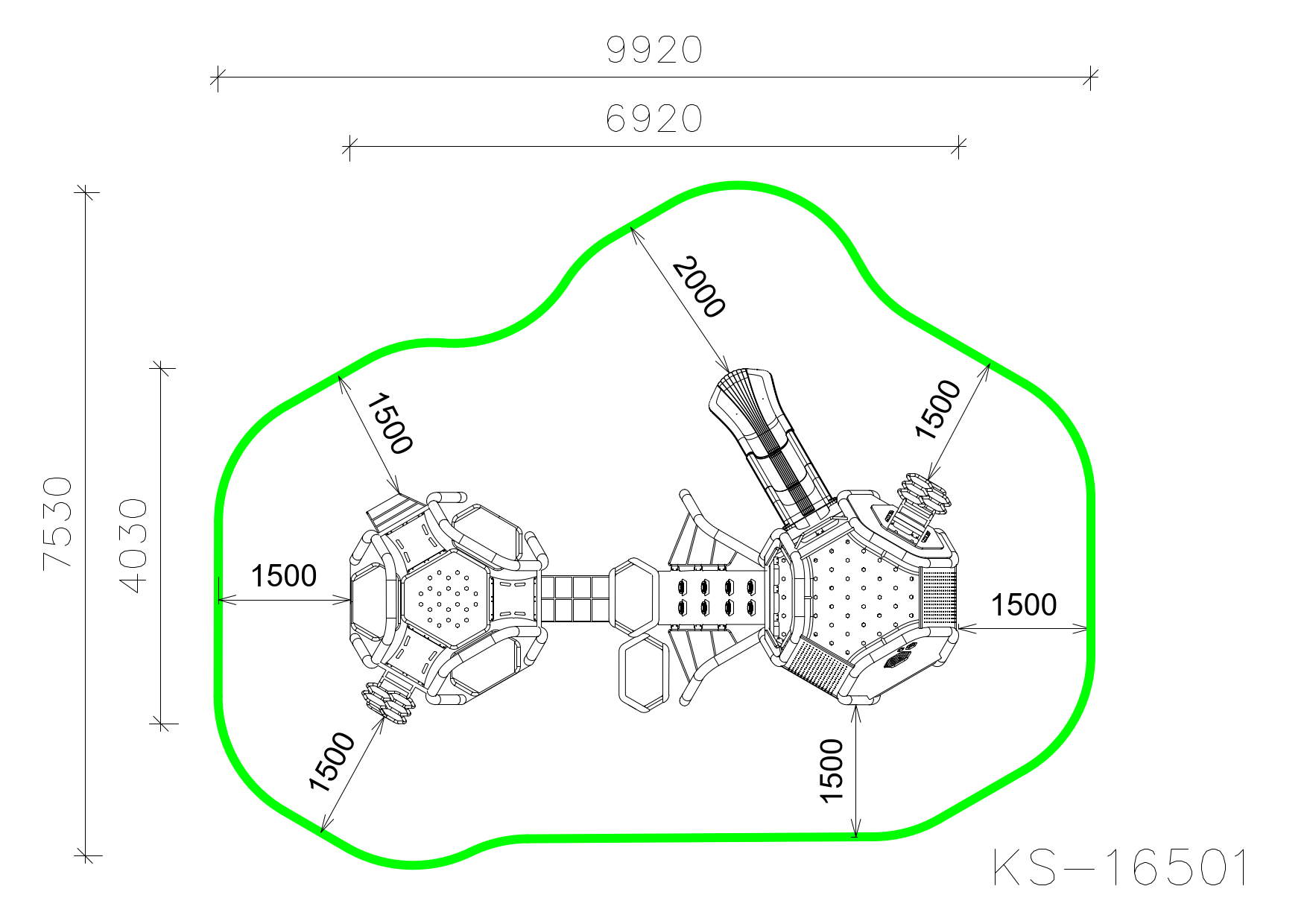 Игровой комплекс KS-16501 — план