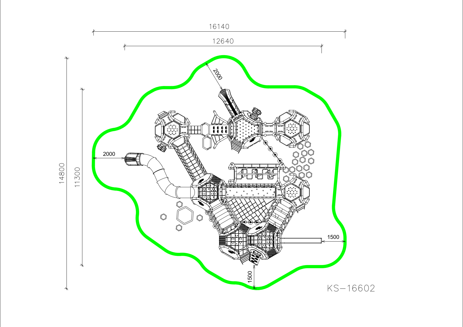 Игровой комплекс KS-16602 — план