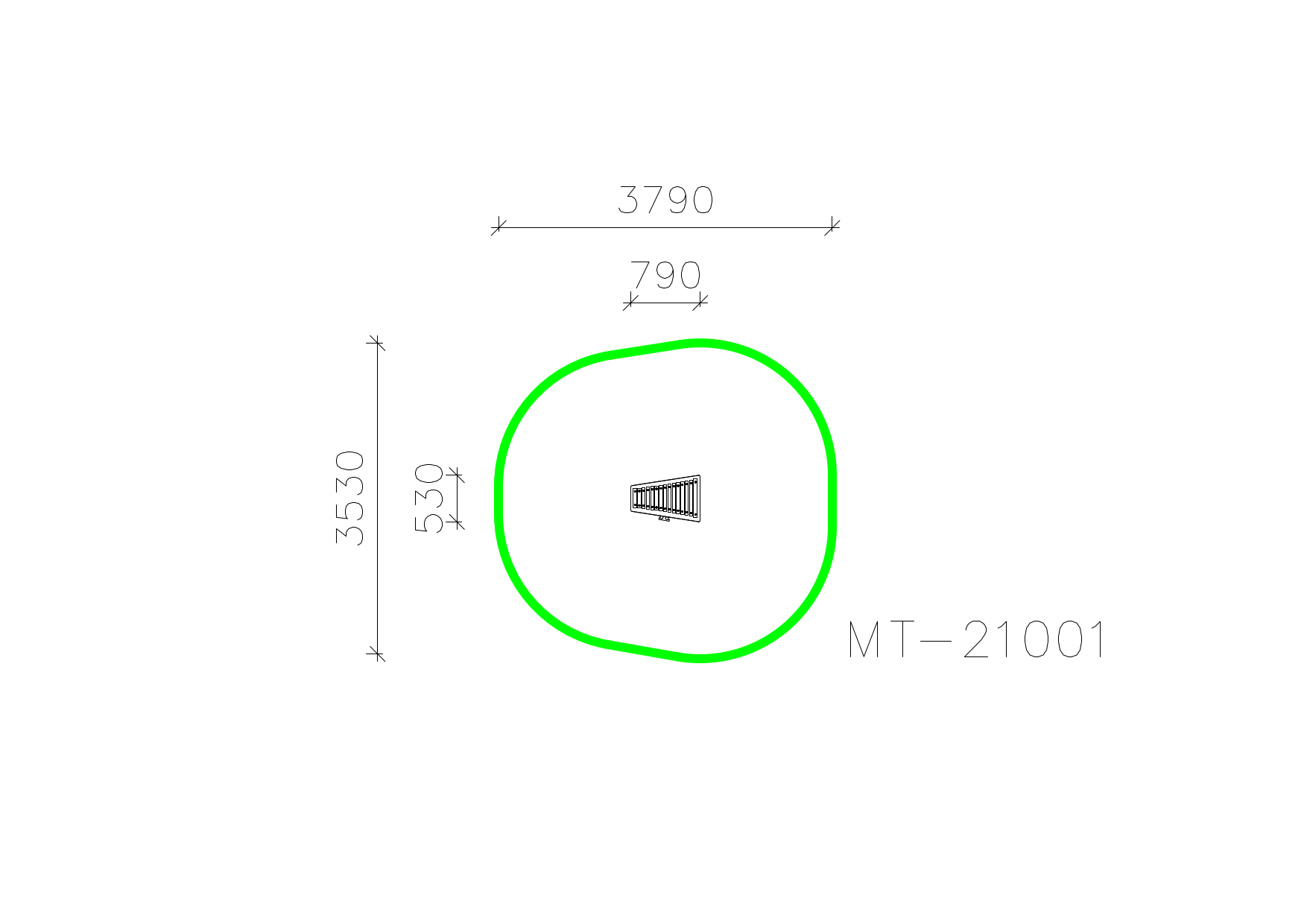 Музыкальный инструмент MT-21001 — план