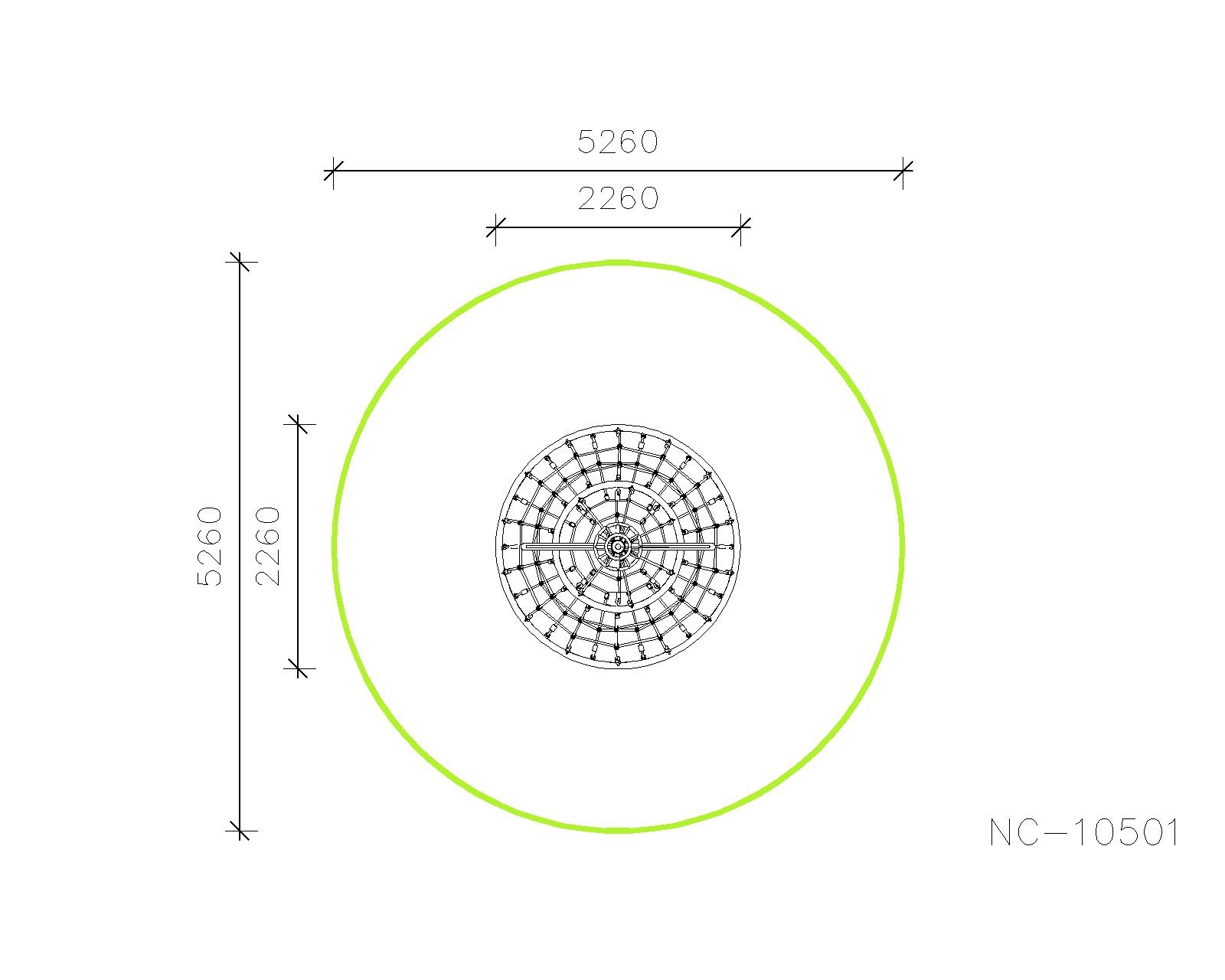 Фигура для лазания NC-10501 — план