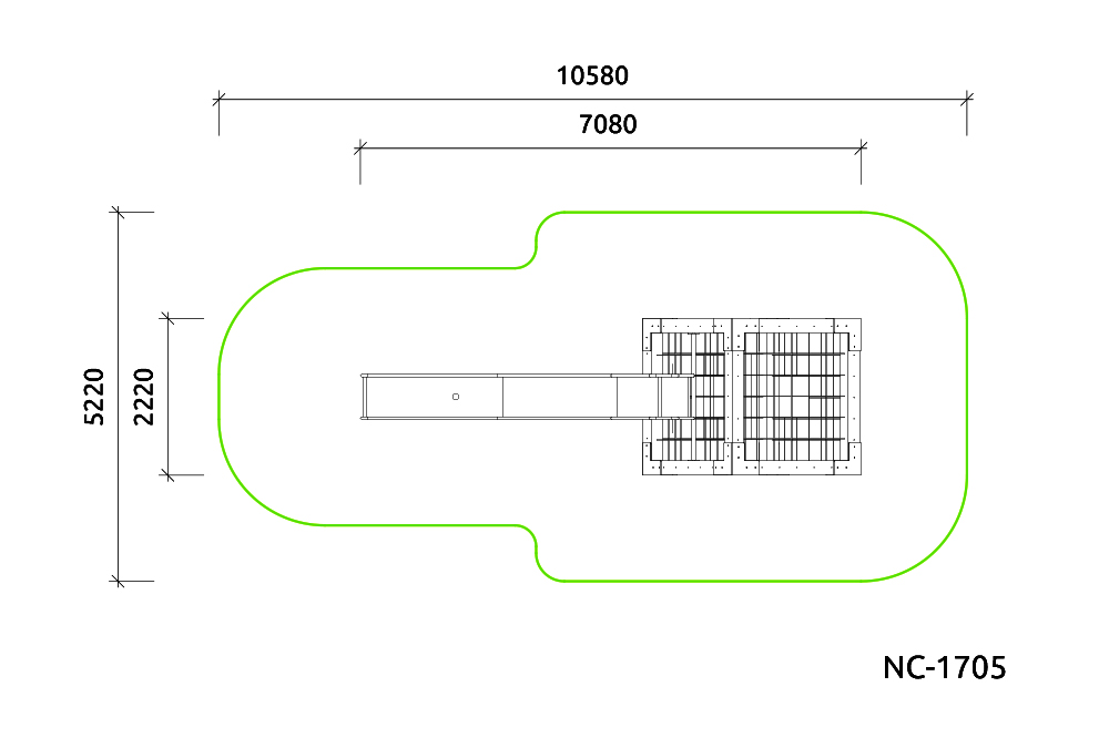 Канатный комплекс NC-1705 — план