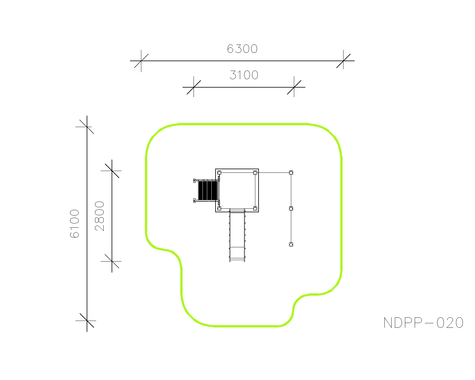 Игровой комплекс NDPP-020 — план