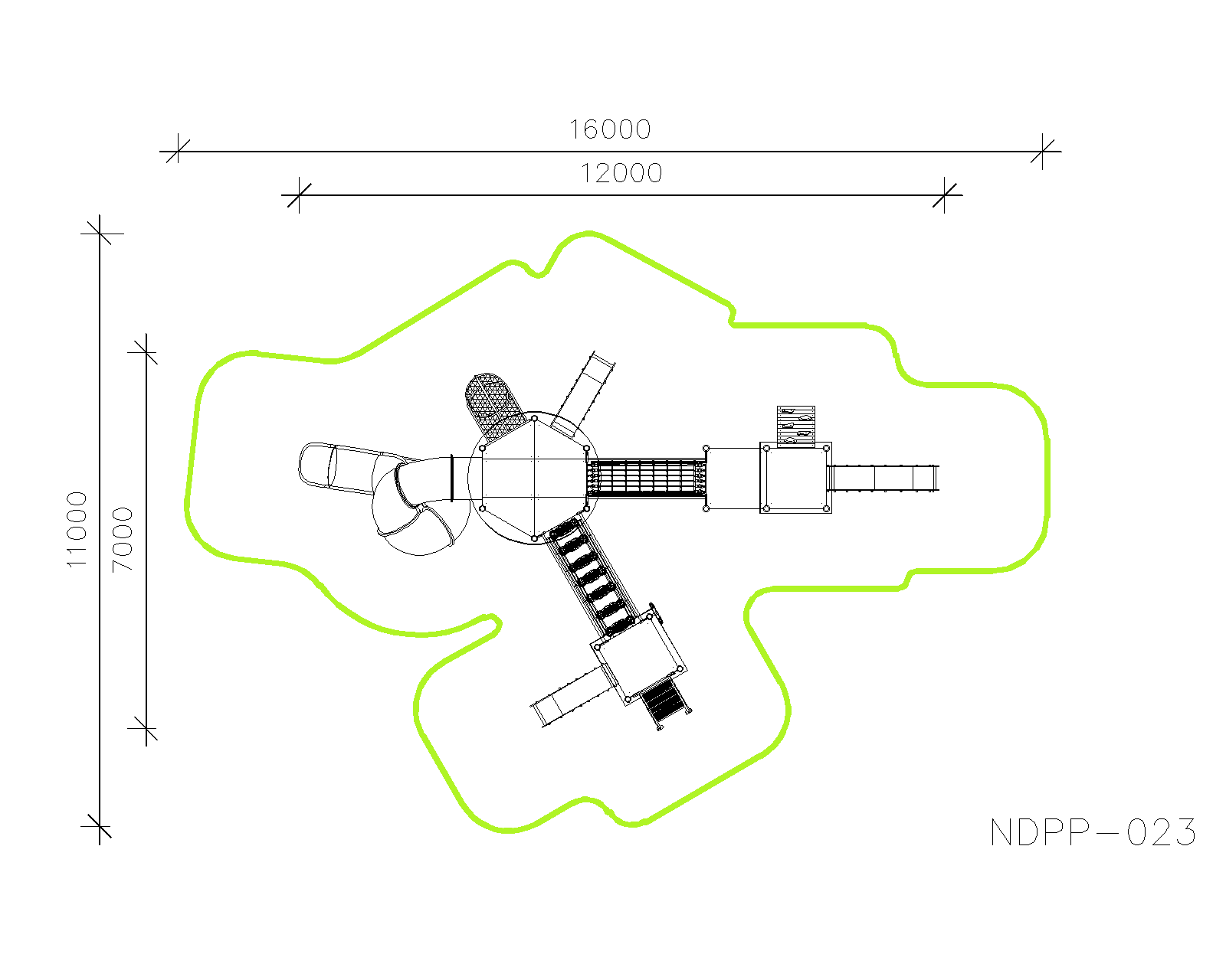 Игровой комплекс NDPP-023 — план