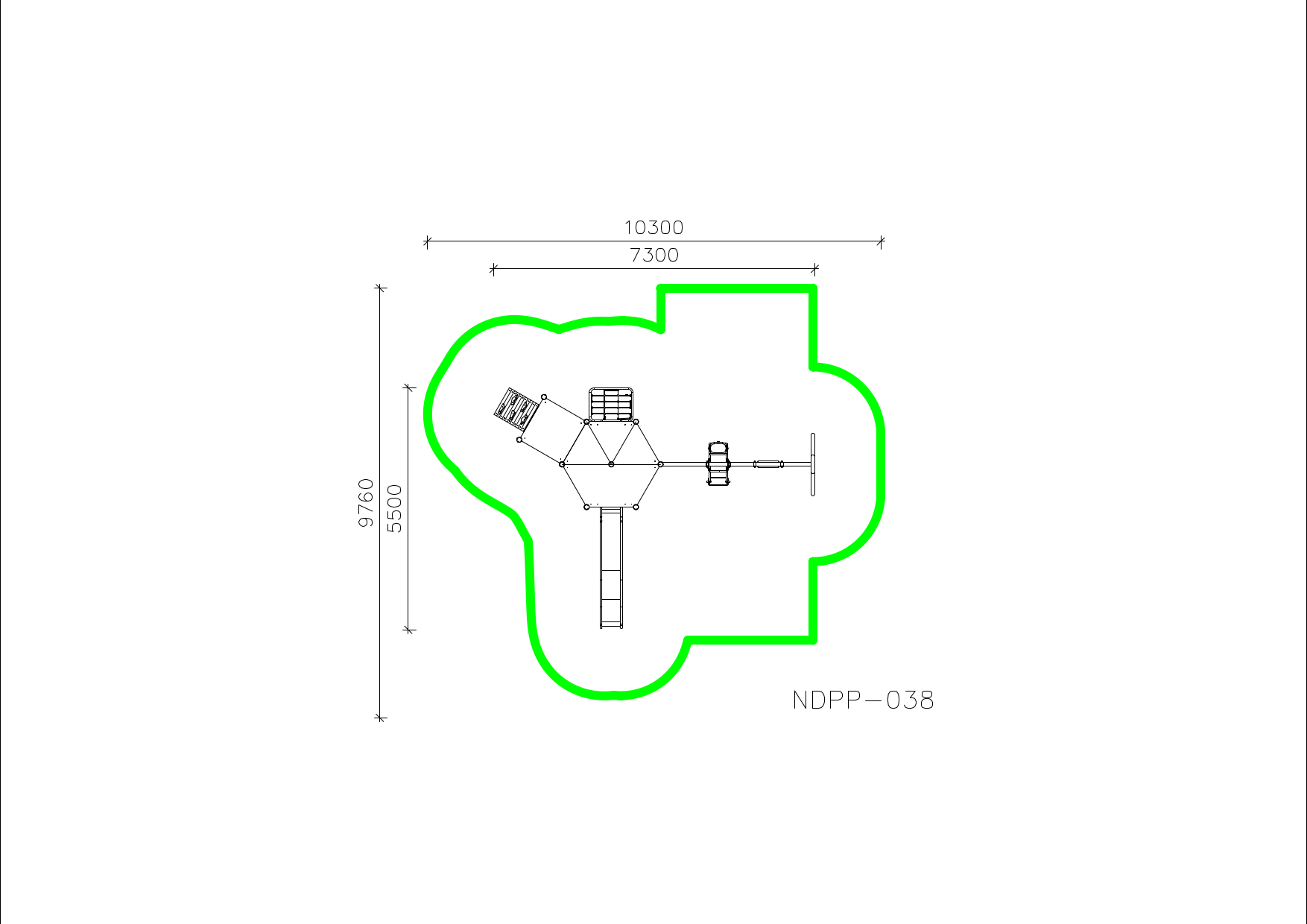 Игровой комплекс NDPP-038 — план