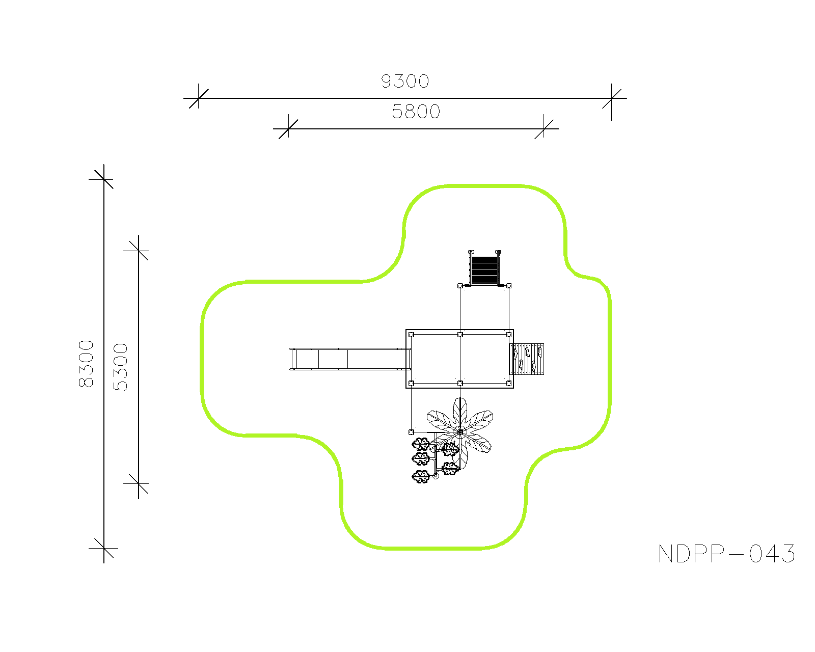 Игровой комплекс NDPP-043 — план