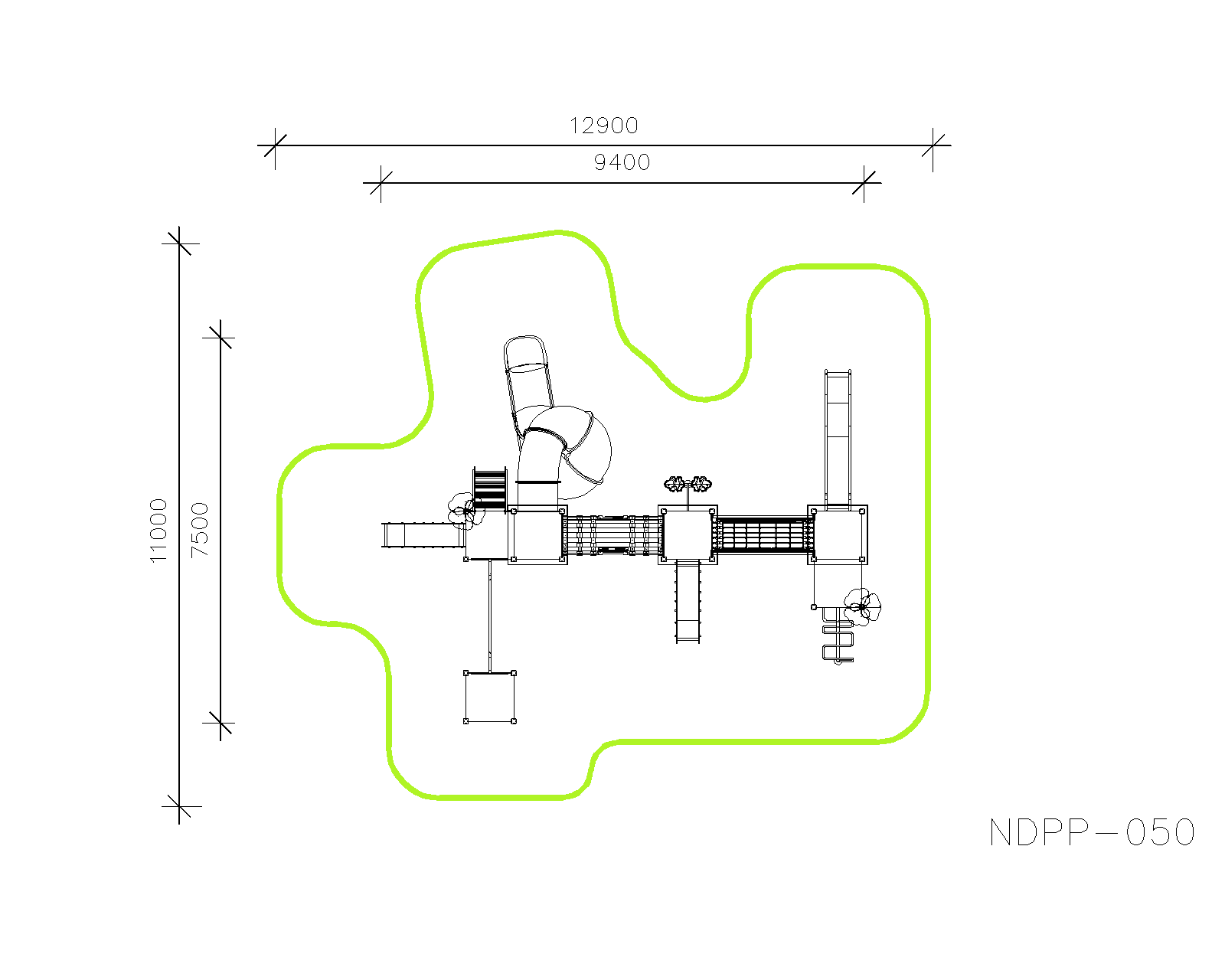 Игровой комплекс NDPP-050 — план