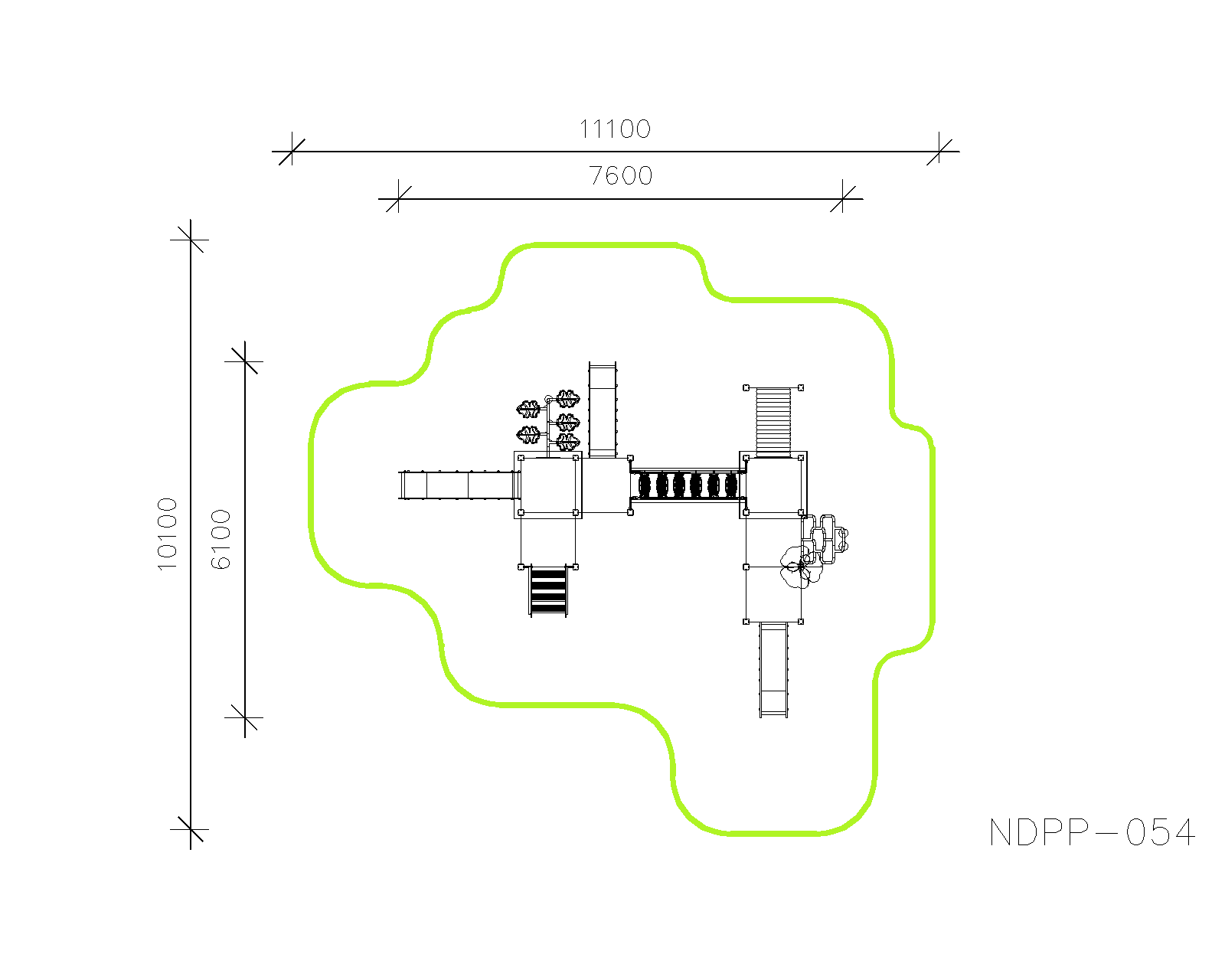 Игровой комплекс NDPP-054 — план