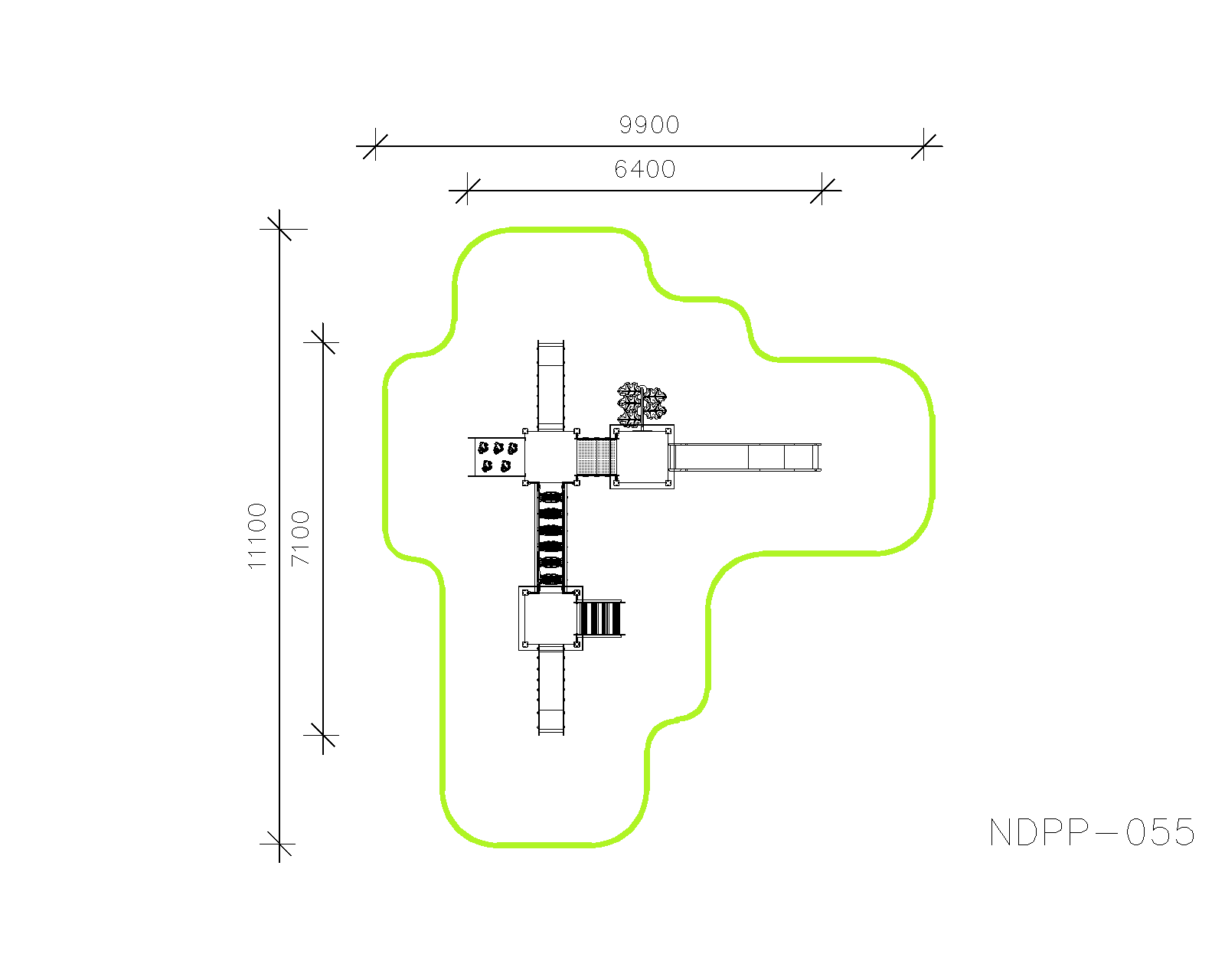 Игровой комплекс NDPP-055 — план
