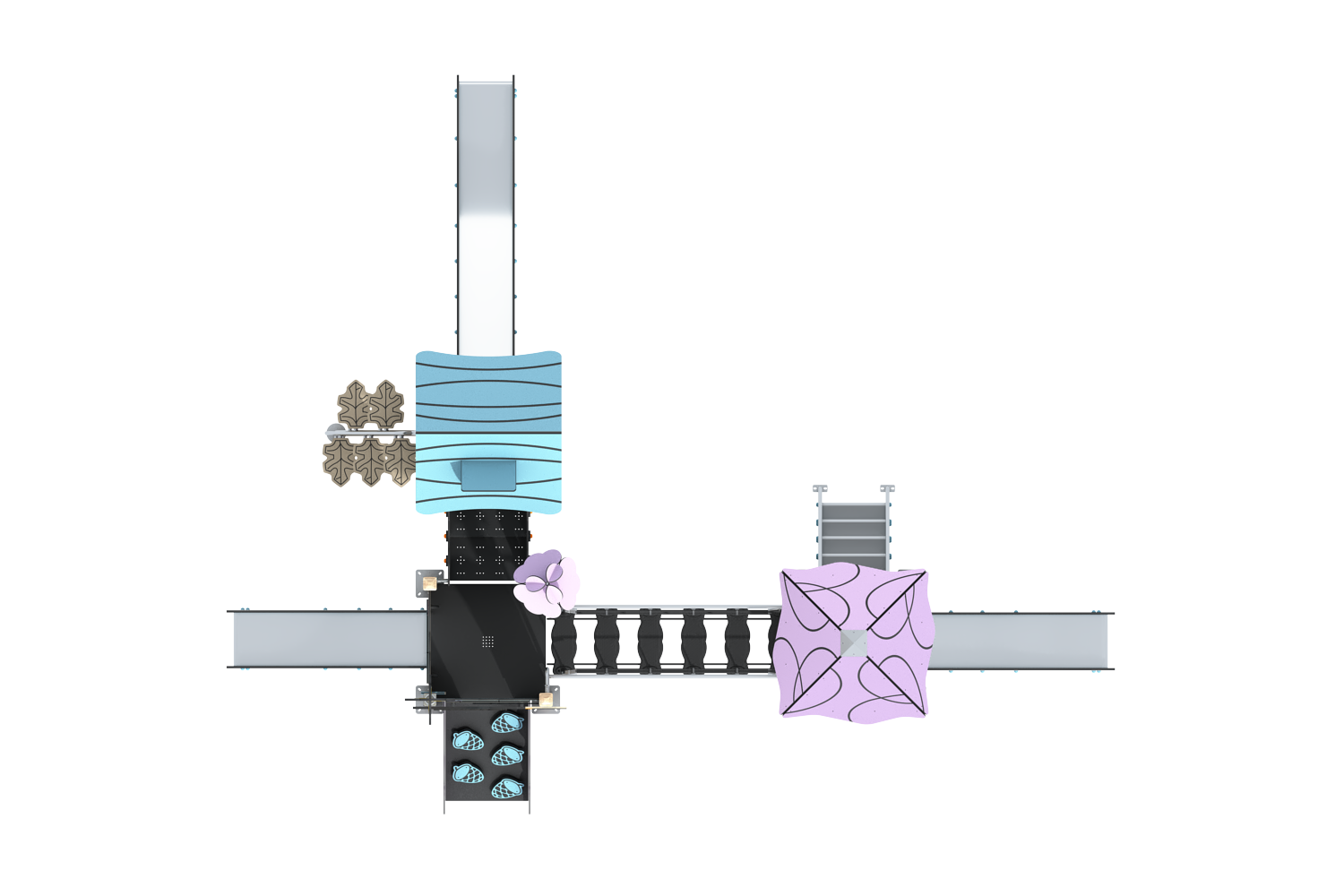 Игровой комплекс NDPP-055 — вид сверху
