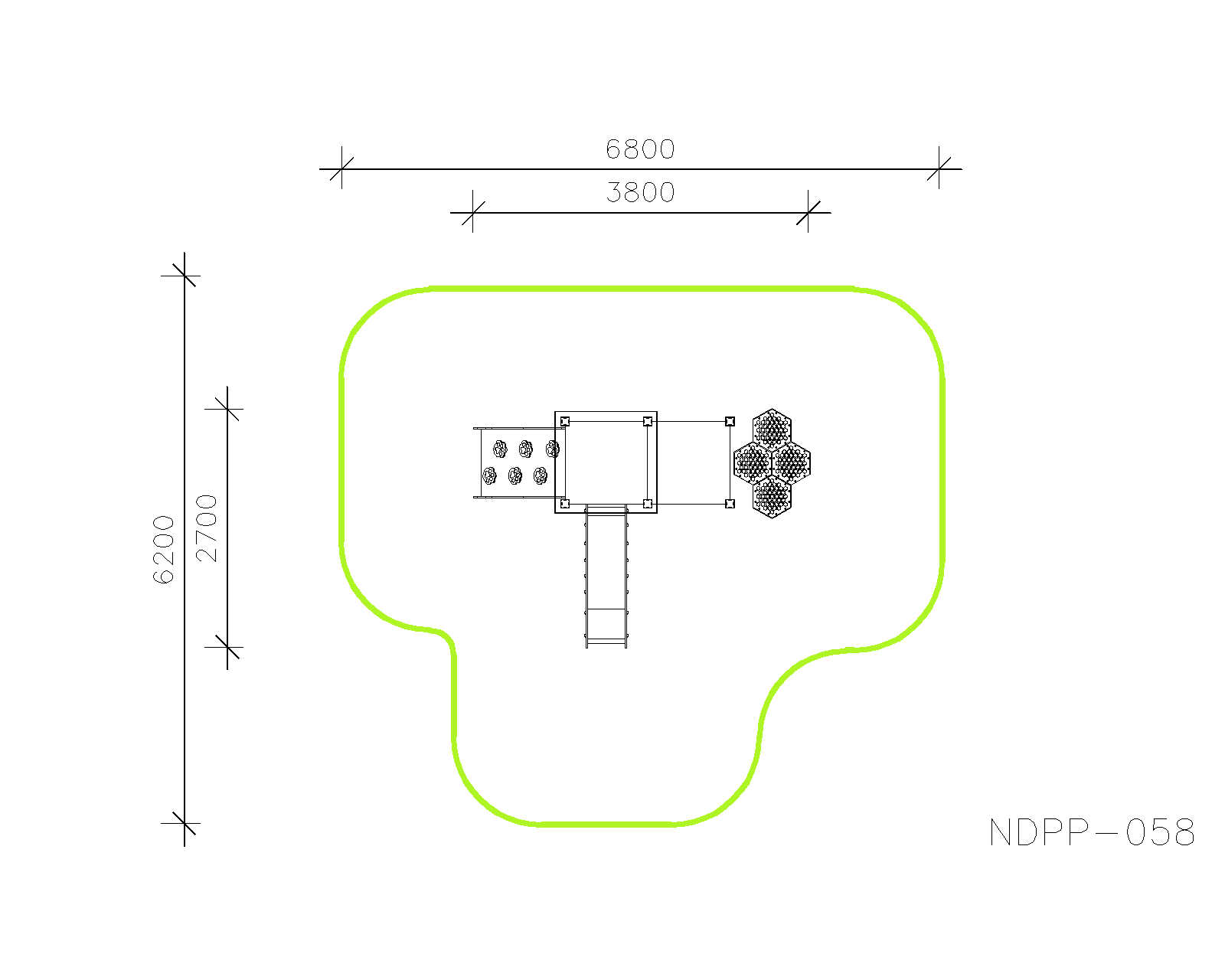 Игровой комплекс NDPP-058 — план