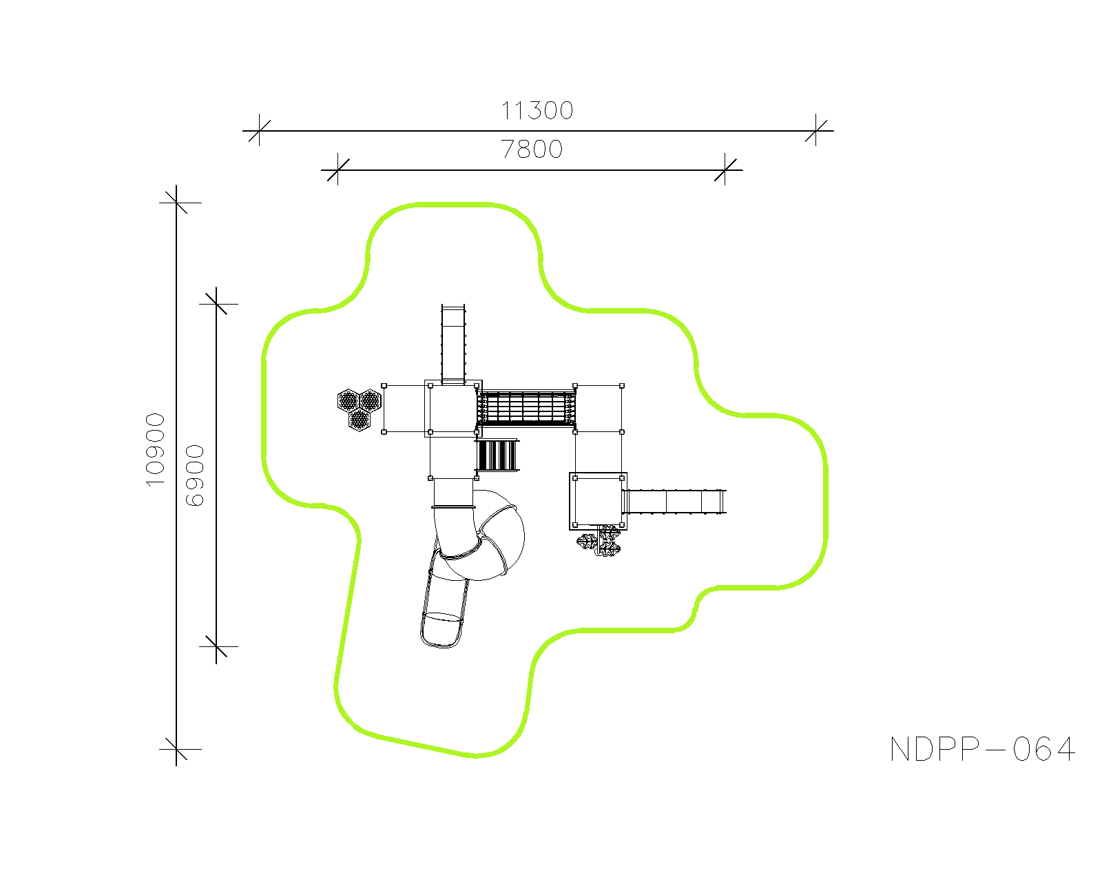 Игровой комплекс NDPP-064 — план