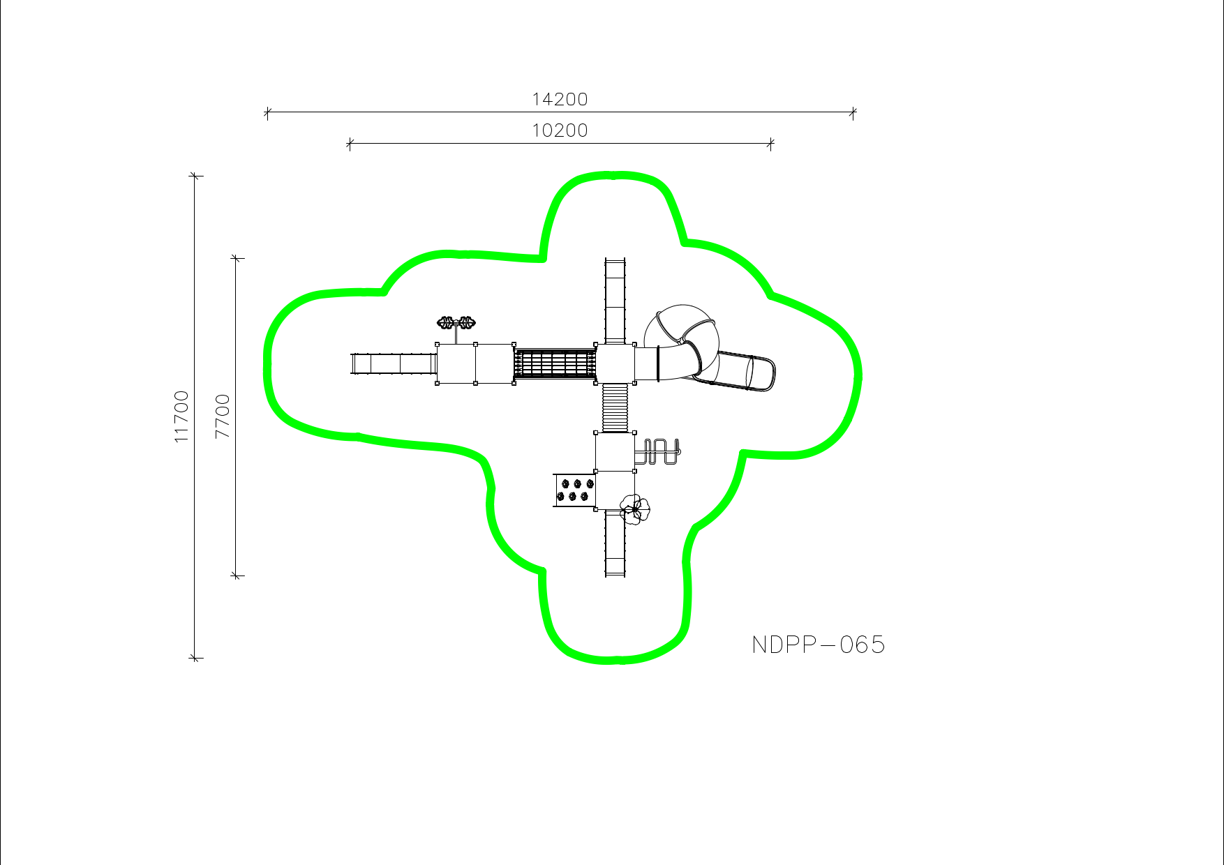Игровой комплекс NDPP-065 — план