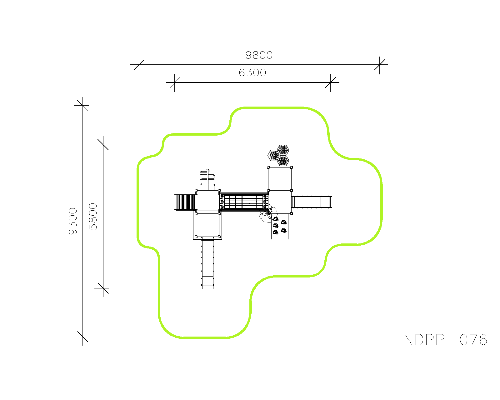 Игровой комплекс NDPP-076 — план