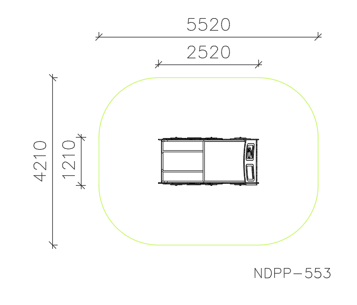 Игровая форма "Бетономешалка" NDPP-553 — план