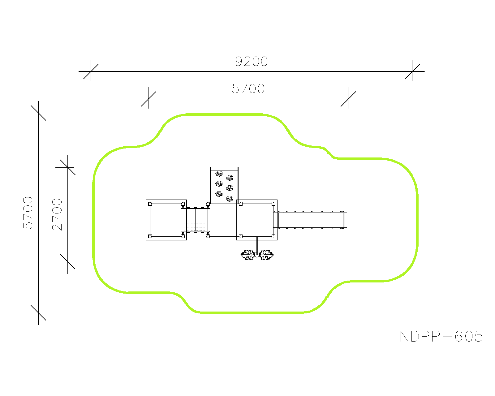 Игровой комплекс NDPP-605 — план