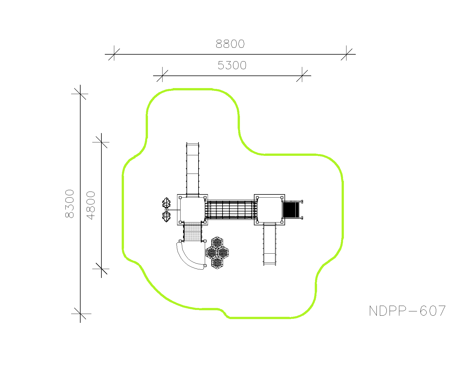 Игровой комплекс NDPP-607 — план