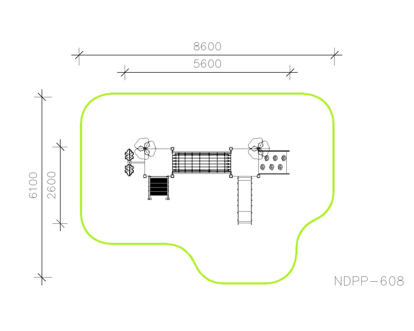 Игровой комплекс NDPP-608 — план