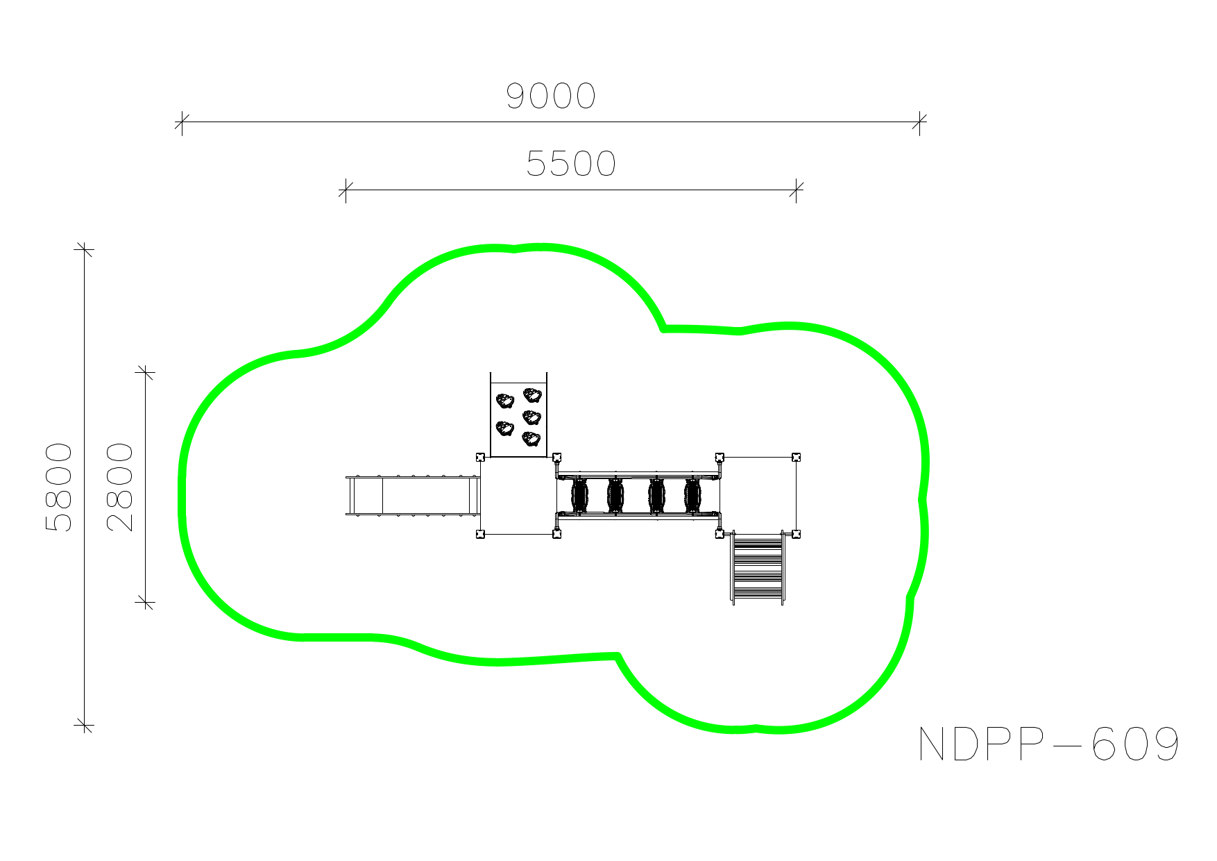Игровой комплекс NDPP-609 — план