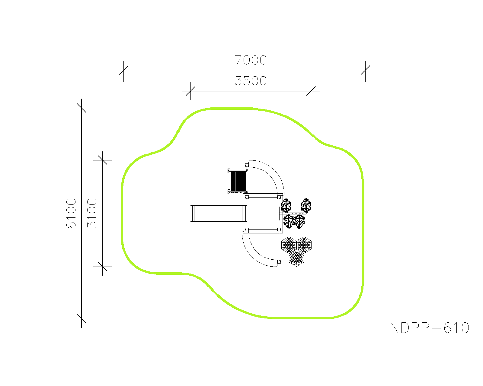 Игровой комплекс NDPP-610 — план