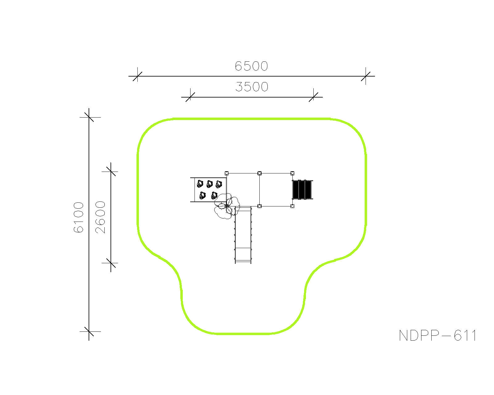 Игровой комплекс NDPP-611 — план