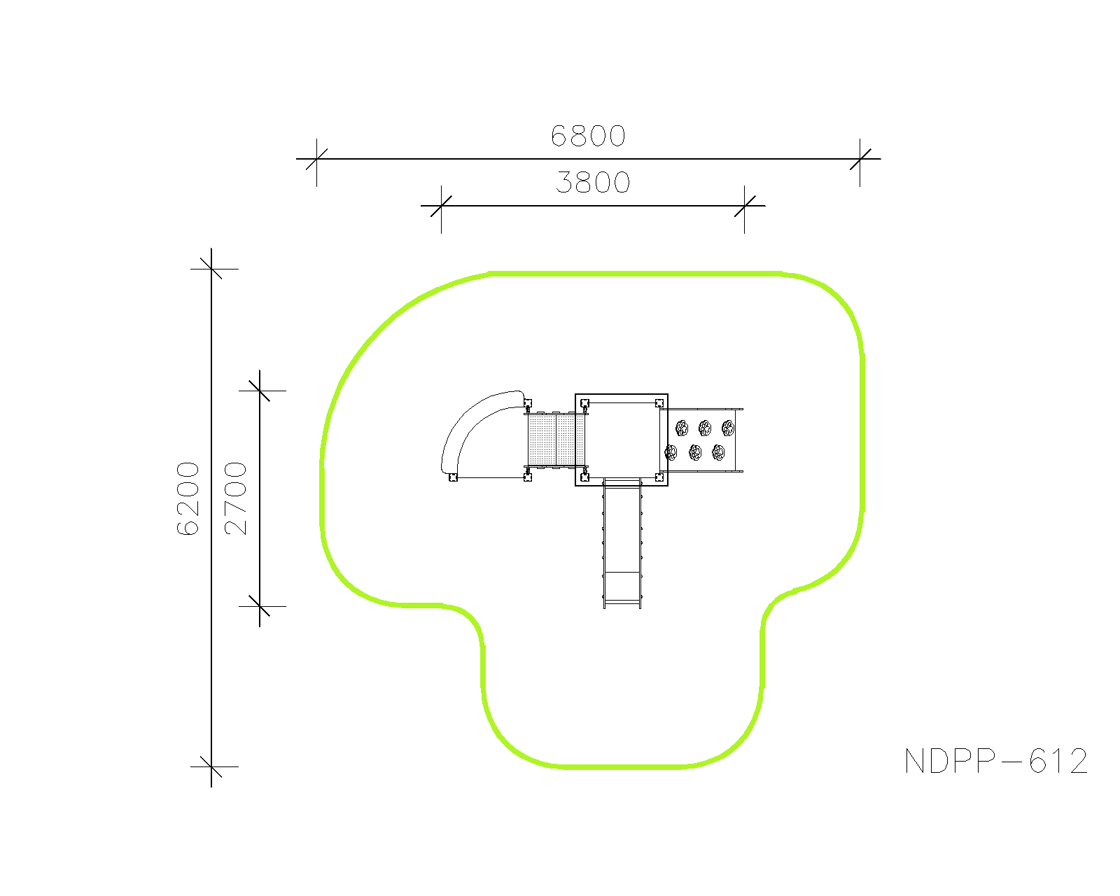 Игровой комплекс NDPP-612 — план