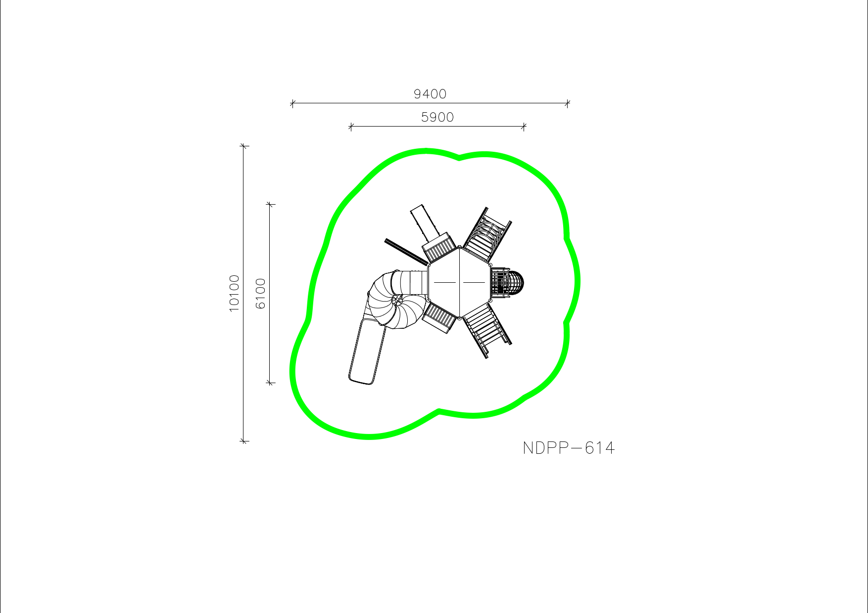 Игровой комплекс NDPP-614 — план