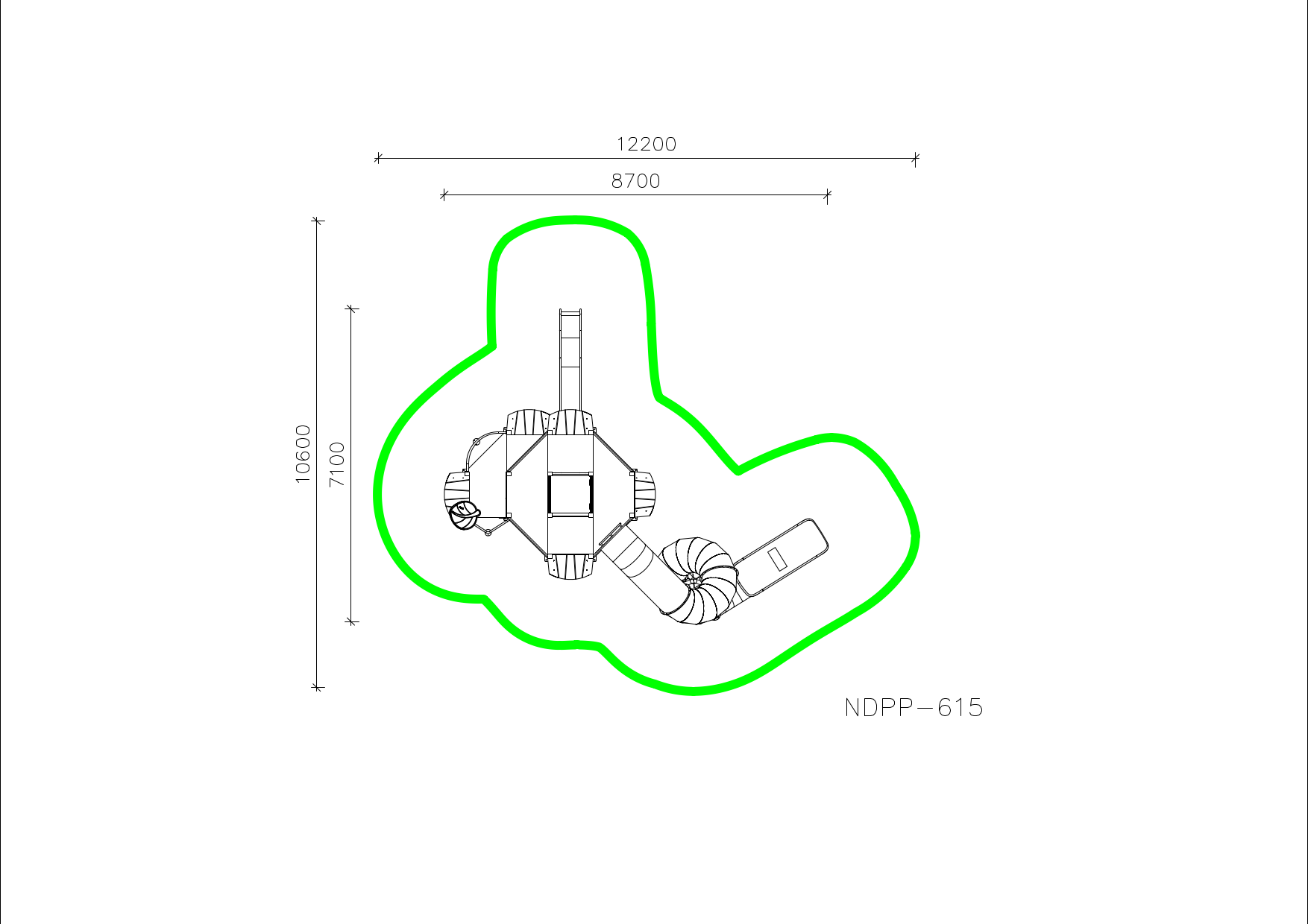 Игровой комплекс NDPP-615 — план