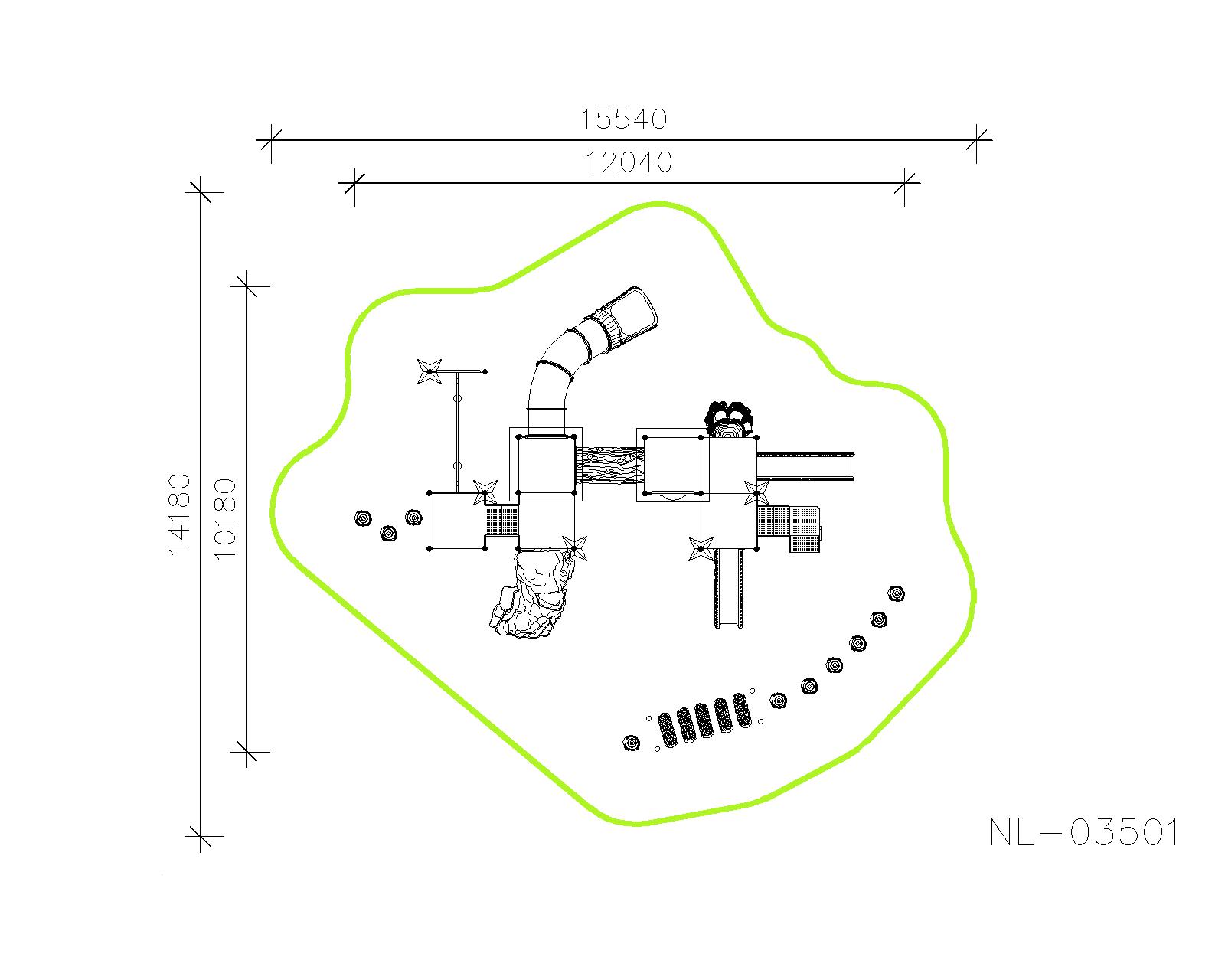 Игровой комплекс NL-03501 — план