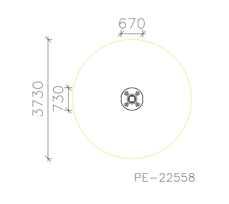 Качалка на пружине PE-22558 — план