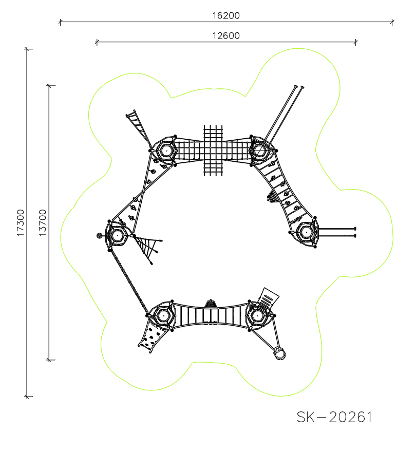 Спортивный комплекс SK-20261 — план