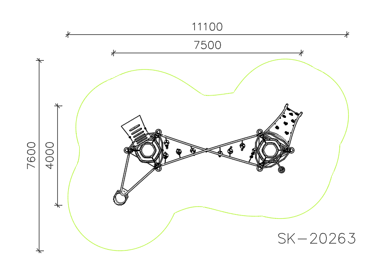 Спортивный комплекс SK-20263 — план