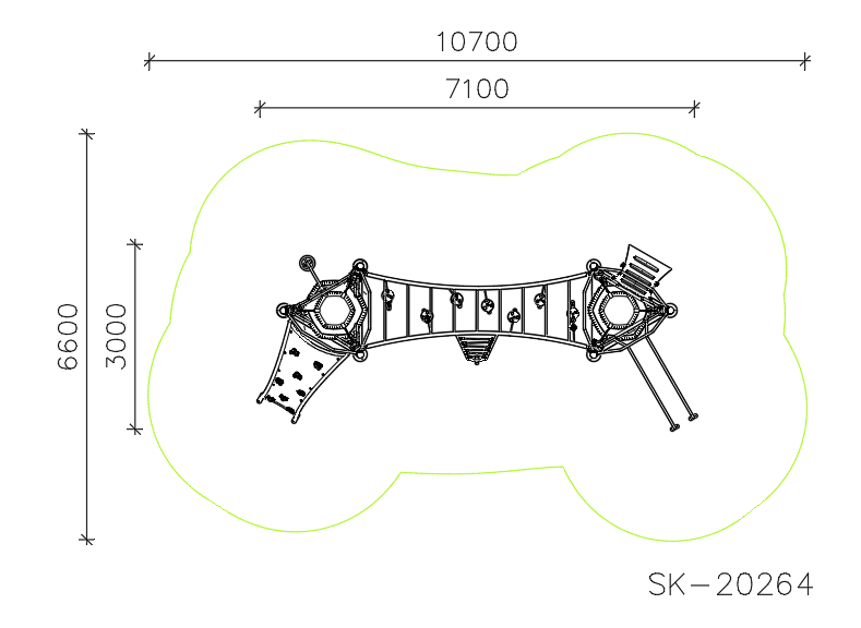 Спортивный комплекс SK-20264 — план