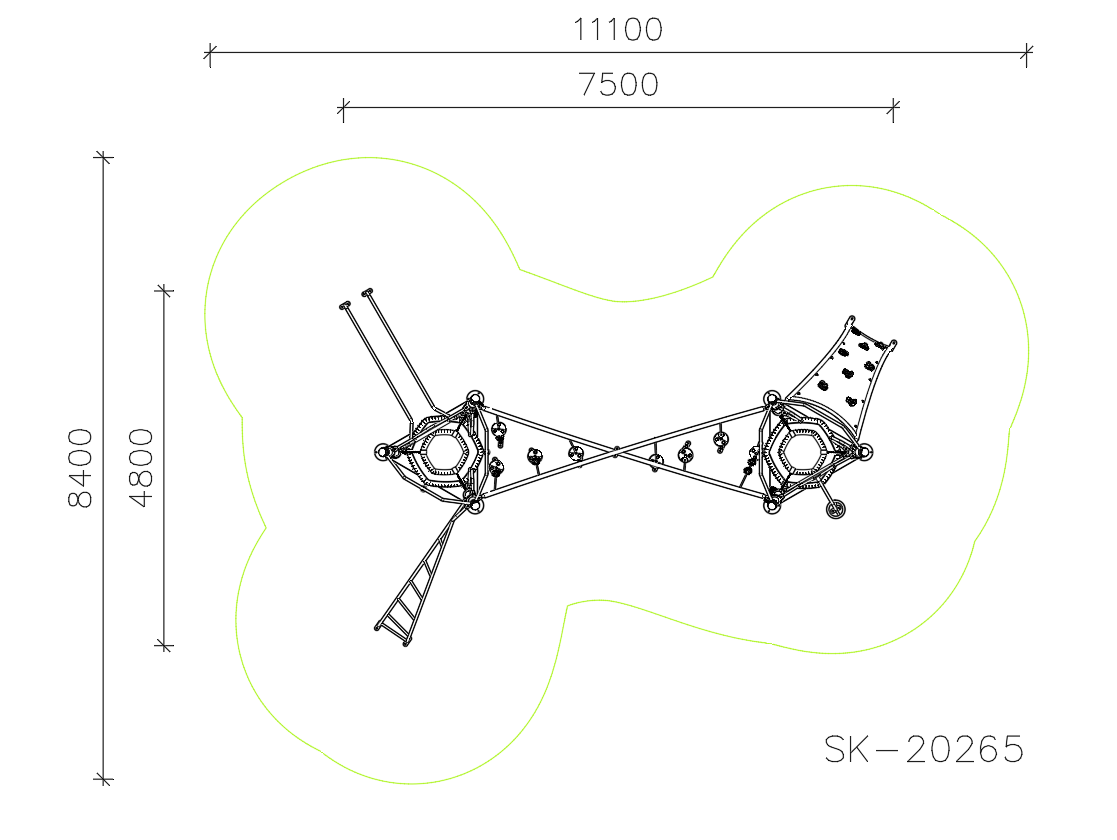 Спортивный комплекс SK-20265 — план