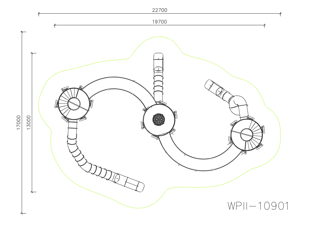 Игровой комплекс "Эволюция" WPII-10901 — план