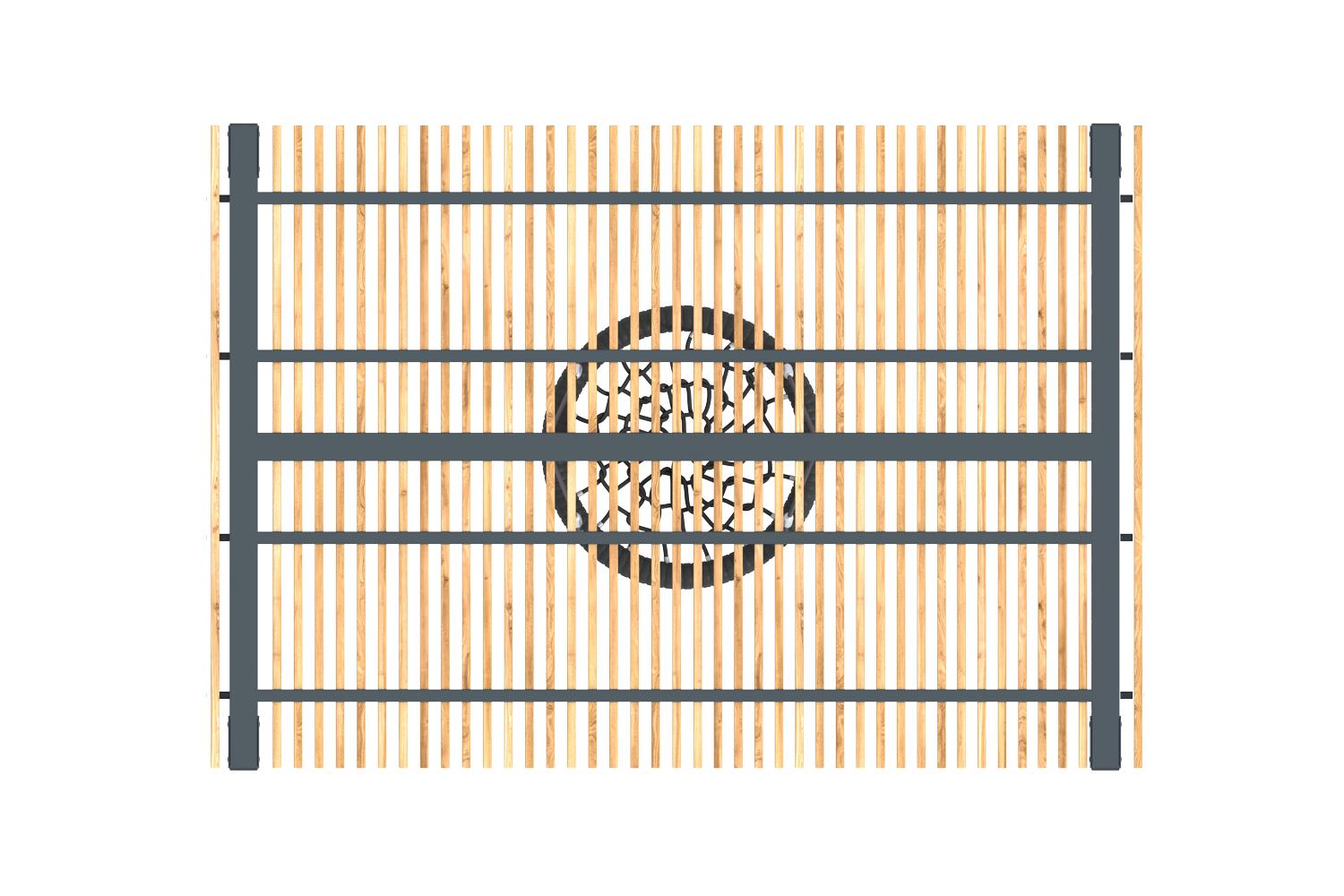 Пергола "Сквер" с качелями "Гнездо" БС-003
