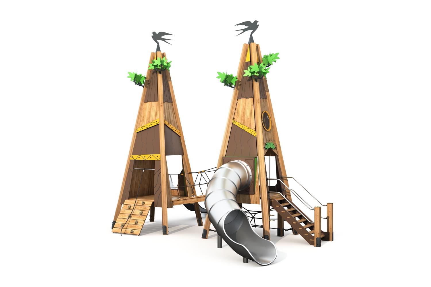 Детский игровой комплекс "Дубровый лес" ДГ-115 ECO