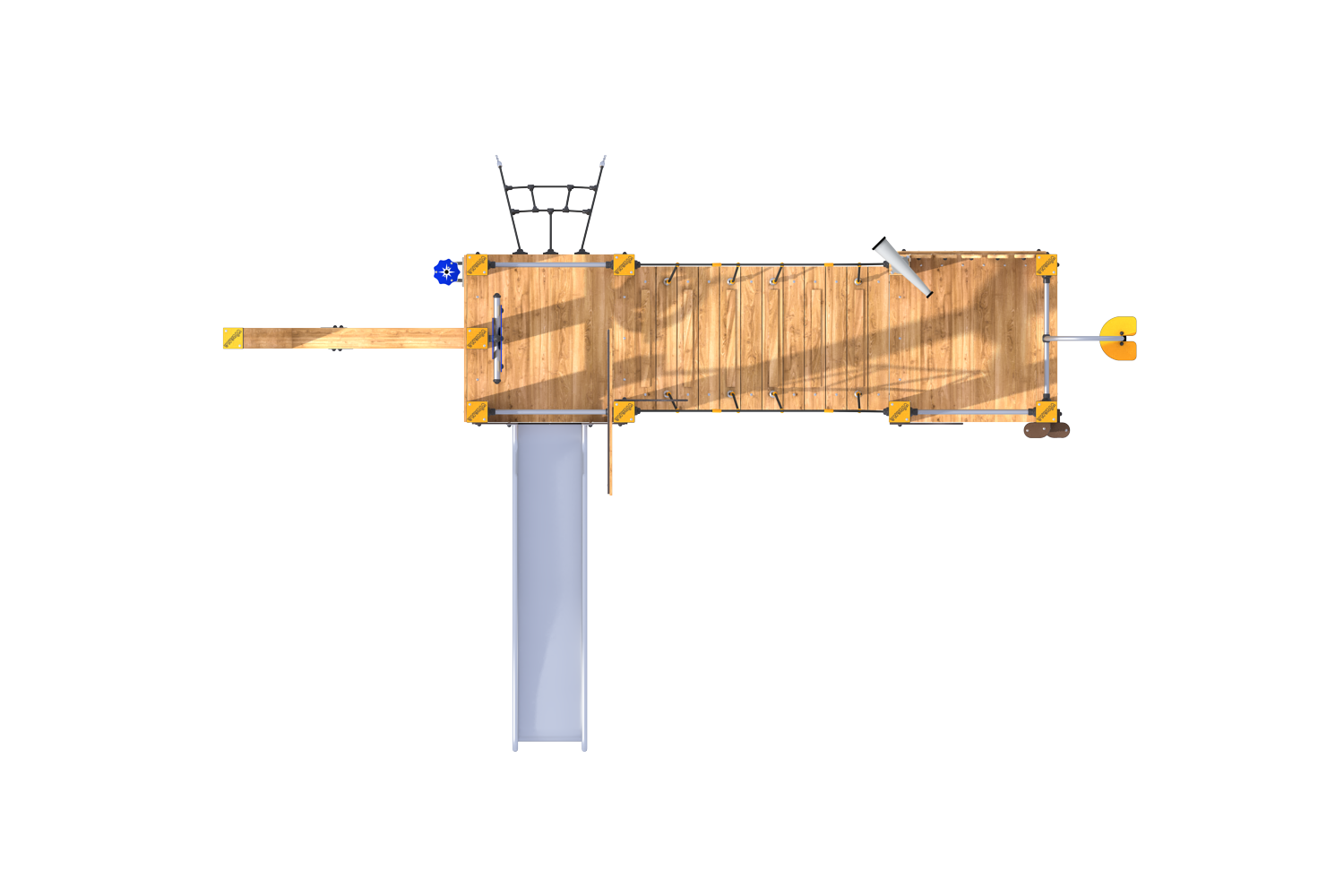 Детский игровой комплекс "Баркас" ДГ-116 ECO